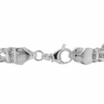 Sterling silver 925 heavy weight cage chain italian made 14 mm wide available in all lengths.