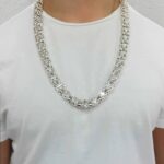 925 Sterling Silver Half A Kilo Cage Chain - 13 mm - Image 3