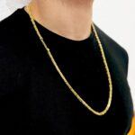 9k Yellow Gold Solid Square Byzantine Chains, 2.8 mm wide and available in 26, 28 and 30 inches at the moment. For any specific length or any other inquiry, contact us. The chain is fully UK Hallmarked in an assay office.