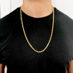 9k Yellow Gold Solid Square Byzantine Chains, 2.8 mm wide and available in 26, 28 and 30 inches at the moment. For any specific length or any other inquiry, contact us. The chain is fully UK Hallmarked in an assay office.