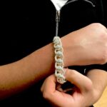 Patterned Rollerball Bracelets in 925 Sterling Silver, 17 mm wide and available in 5 lengths. Every link is intricately patterned and hand assembled for hard wearing wear and tare. The link is fully hallmarked in a local assay office, solid UK made, with exceptional finish.