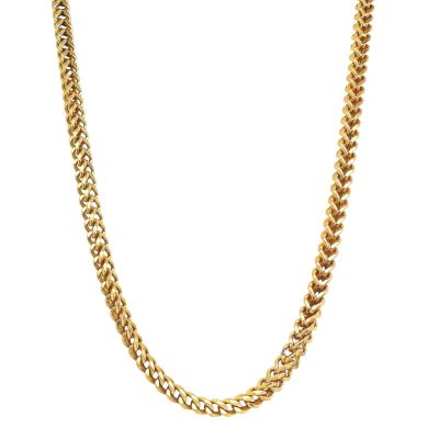 9k gold UK made Franco chain square shaped 4.5 mm wide for men women and kids solid.