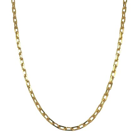 9k yellow gold solid trace chain for men and women 3 mm wide. Italian made uk hallmarked.