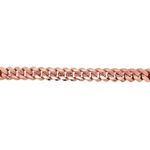 12 mm Miami cuban bracelet solid 9k rose gold for men and women with thick and tight links in stock!