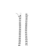 925 Sterling Silver Stone Set Tennis Necklace - 4 mm - Image 2