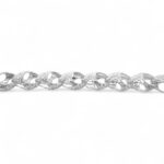 925 sterling silver acorn bracelet with intricate patterned links, 13.50 mm width, polished finish. Available in multiple lengths for a bold, stylish look.