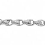 925 Sterling Silver Large Patterned Tulip Bracelet - 16.50 mm - Image 4