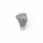 925 Sterling Silver Broken Heart Ring - SR00225 - Image 4