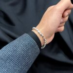 925 Sterling Silver Diamond Cut Rope Bracelet - 5 mm - Image 2