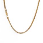 9k Yellow Gold Solid Square Franco Chain - 2.5 mm - Image 2