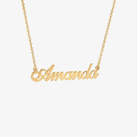 Name Necklace 9k Yellow Gold