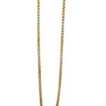 14k Yellow Gold Solid Round Box Chain - 1.6 mm - Image 3