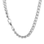 925 sterling silver rollerball chain 20 inches long for men and women.