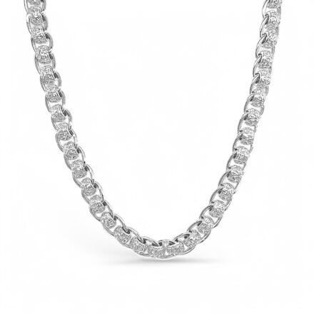 925 sterling silver rollerball chain 20 inches long for men and women.