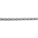 925 Sterling Silver Cushion Shaped Cluster Tennis Bracelet – 9 mm - Image 5