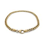 14k yellow gold cuban bracelet