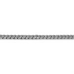 925 Sterling Silver Moissanite Stone Set Cuban Chain - 6 mm - Image 2