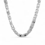 925 Sterling Silver Solid Cage Chain - 6 mm