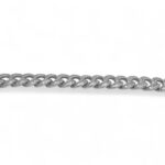925 Sterling Silver Baguette Cuban Bracelet - 10.5 mm - Image 3