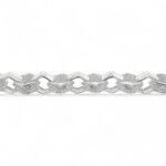 925 Sterling Silver Hexagon Belcher Bracelet - 12 mm - Image 5