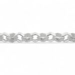 925 Sterling Silver Hexagon Belcher Bracelet - 12 mm - Image 3
