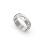 18k White Gold Diamond Wedding Band Channel Set 0.30 ct - 6 mm - Image 2