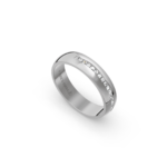 950 Platinum Diamond Wedding Band Channel Set 0.20 ct - 5 mm - Image 3