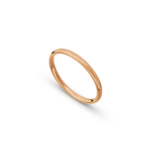14k Rose Gold Thin Patterned Wedding Band - 2 mm - Image 2