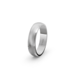 950 Platinum Wedding Band Patterned With Matte Finish - 5 mm - Image 4