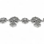 925 Sterling Silver Cross Bracelet with Moissanite Diamonds - Image 7