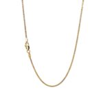 9k Yellow Gold Solid Curb Chain - 1.3 mm - Image 2