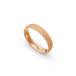 14k Rose Gold Milgrain and Hammered Wedding Band - 4 mm - Image 2