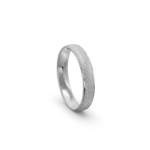 950 Platinum Scales Patterned Wedding Band - 4 mm - Image 4