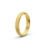 18k Yellow Gold Honeycomb Patterned Wedding Band - 4 mm