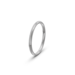 950 Platinum Thin Patterned Wedding Band - 2 mm - Image 5