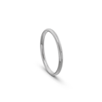 950 Platinum Thin Patterned Wedding Band - 2 mm - Image 4