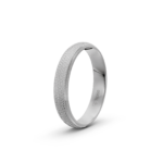 950 Platinum Honeycomb Patterned Wedding Band - 4 mm