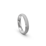 950 Platinum Honeycomb Patterned Wedding Band - 4 mm - Image 4
