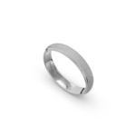 950 Platinum Honeycomb Patterned Wedding Band - 4 mm - Image 2
