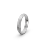 950 Platinum Cross Matte Patterned Wedding Band - 4 mm - Image 5