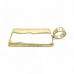 9k Yellow Gold Dream Chasers Cz Pendant - 69 x 31 mm - Image 2
