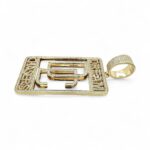 9k Yellow Gold Dream Chasers Cz Pendant - 69 x 31 mm - Image 3