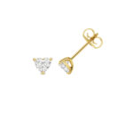 18k Gold Diamond Heart Earrings 0.70 ct - 2.00 ct - Image 2