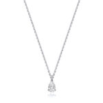 18k Gold Diamond Pear Shape Necklace 0.35 ct - 1.00 ct - Image 6