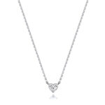 18k Gold Diamond Heart Necklace 0.35 ct - 1.00 ct - Image 6