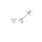 18k Gold Diamond Heart Earrings 0.70 ct - 2.00 ct - Image 6