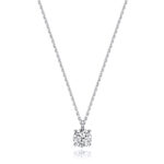 18k Gold Diamond Round Necklace 0.35 ct - 1.00 ct - Image 8