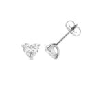 18k Gold Diamond Heart Earrings 0.70 ct - 2.00 ct - Image 8