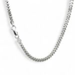 925 Sterling Silver Solid Square Franco Chain - 4 mm - Image 3