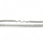925 Sterling Silver Solid Square Franco Chain - 4 mm - Image 2